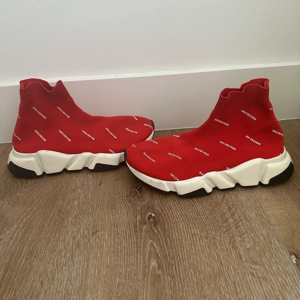 Balenciaga women’s Speed 2.0 Knit Sock Trainer Sneakers